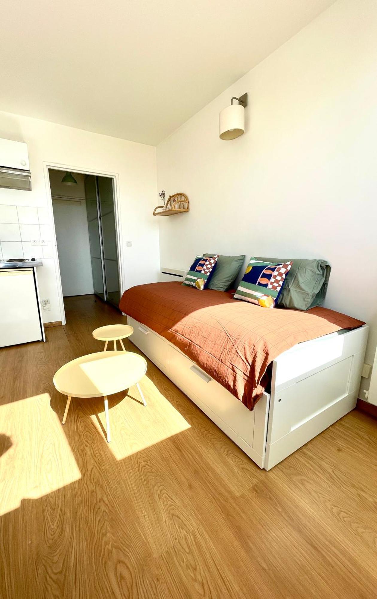 Charming Bright Sunny Studio In Belleville Párizs Kültér fotó